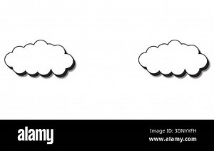 Cloud computing digital graphic animation loop