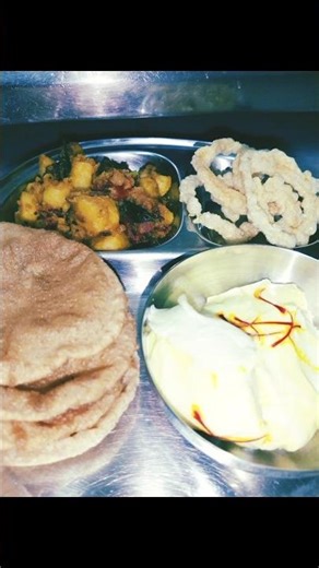shrikhand aloo puri recipe #trending #food #healthy