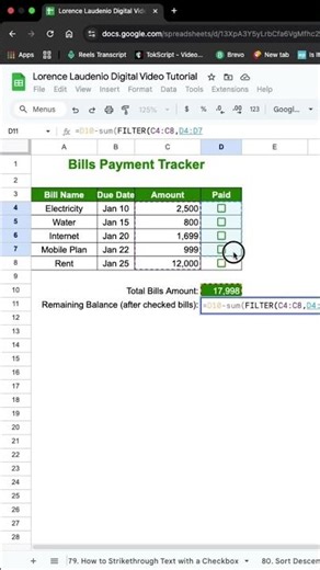 Paid a bill? Subtract it automatically