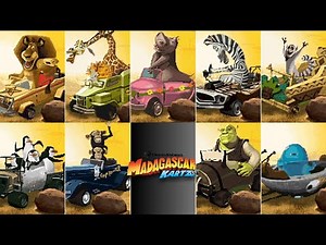 Madagascar Kartz (DS) // All Playable Characters
