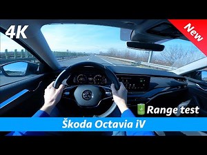 Škoda Octavia iV 2021 - POV Test drive & review in 4K | Battery range test - Better than expected!
