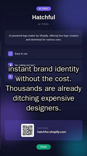 "Hatchful: Professional Logos in Seconds for Free"