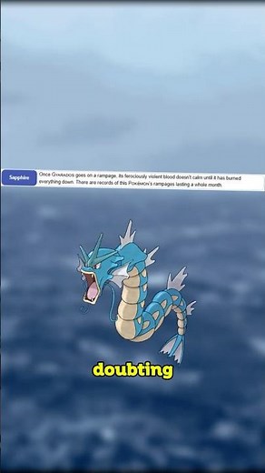 The Most Brutal Evolution in Pokémon #pokemon #gyarados #magikarp