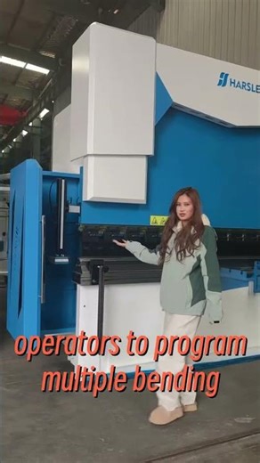 High Efficiency CNC Press Brake for Mass Production #pressbrake #metalfabrication #machine #harsle
