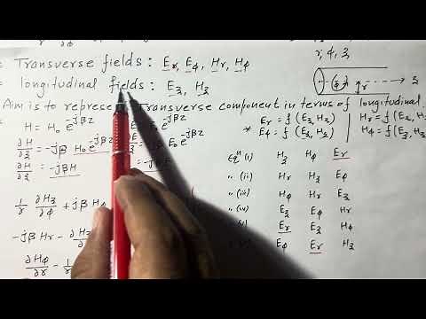 General Solution of Field Equations of Circular Waveguide Part-3 | Lec-35 | R K Classes |