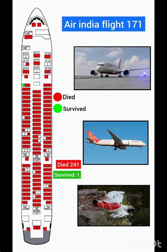 Air India 171 Incident and Seat Layout Analysis