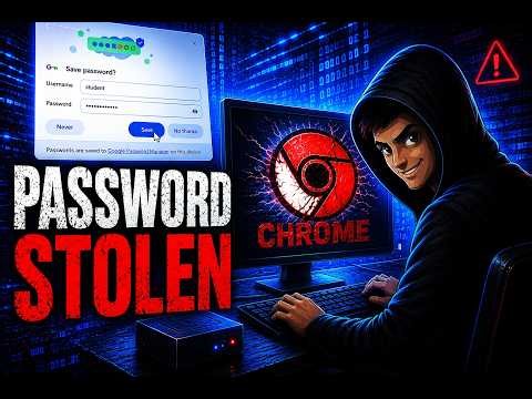 How Hackers Extract Chrome Passwords Using Remote Access | Malayalam