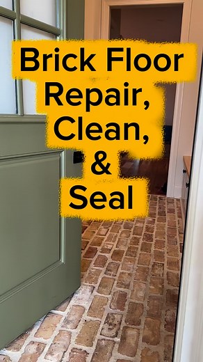 Brick floors are difficult to maintain DIY; but our clean & capture...
