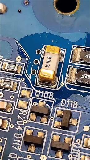 Desoldering This Component By Re-Using A Solder Wick While Adding Flux And More Solder