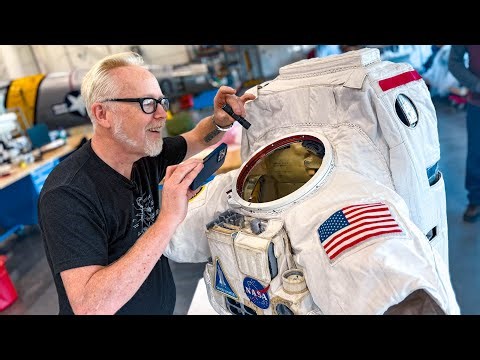 Adam Savage Is NOT Allowed to Touch This NASA Spacesuit