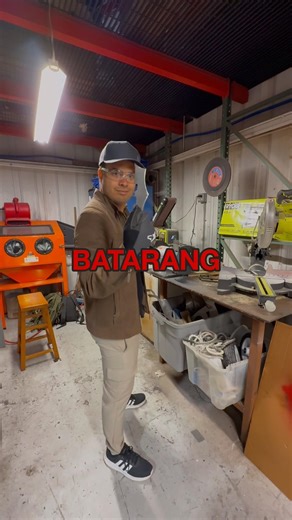 We made a REAL batarang!! 🦇 #tech #engineering