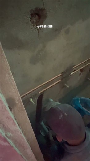 Day-231 installation of pvc lines in bathroom #civilengineering