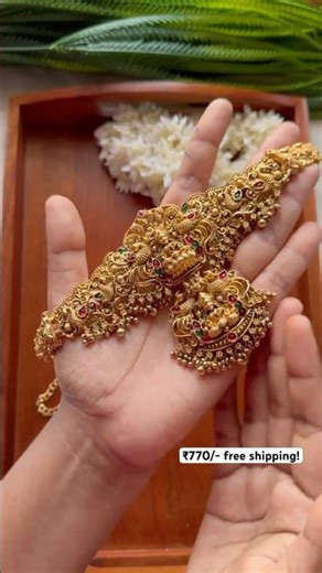 ✨ Elegant Traditional Hip Chain – South Indian Bridal & Festive Waist Belt ✨