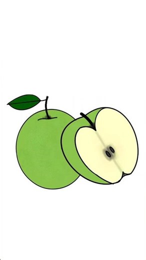 Speedpaint: Drawing a Fresh Green Apple