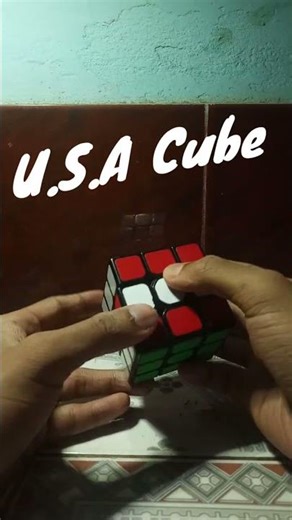 Can I make USA 🇺🇸 flag with rubick's cube? #shorts