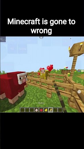 Minecraft color in red ' yellow mixing #minecraft #minecrafttrend