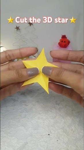 Perfect shape Paper Star in ONE CUT! Easy paper star - DIY