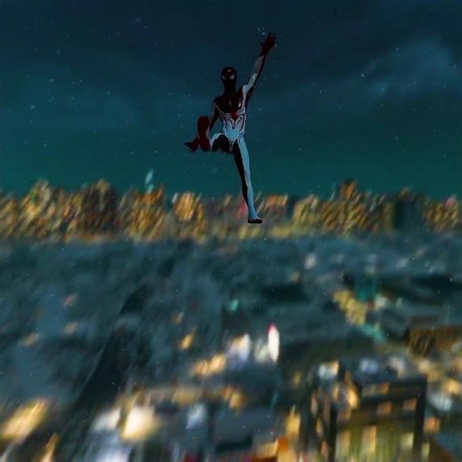 Miles Morales Extreme Fall 😨🔥#viral#4k#edit#gaming#milesmorales