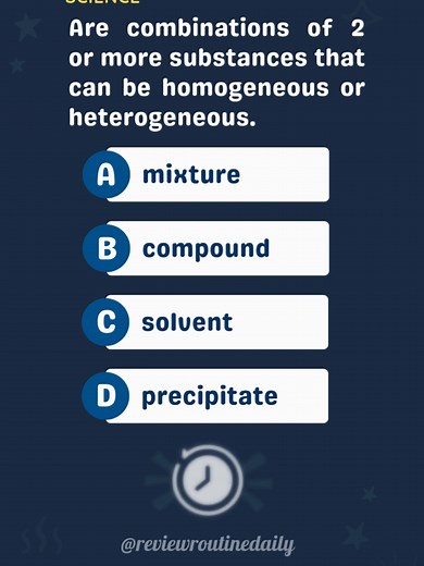 Grade 7 Entrance Exam Science Review Guide