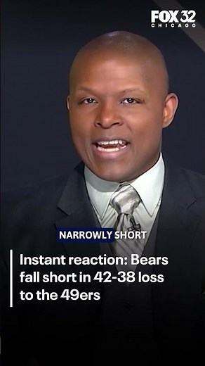 Instant reaction to the Bears' 42-38 shootout loss to the 49ers