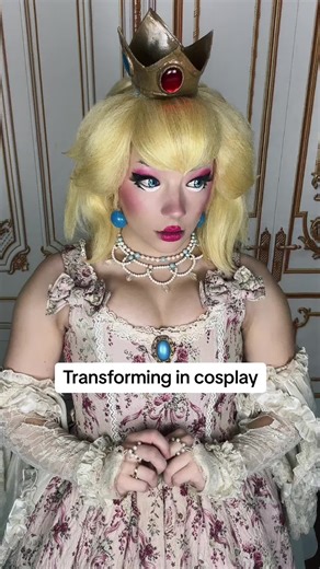 Bowser Cosplay Transformation with Glitter