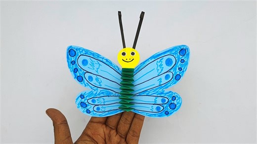 178K views · 10K reactions | How to make an easy origami butterfly step by step instructions - Handmade paper crafts toy ideas #Crafts #PaperToy #Butterfly | Entertaining Arts | Facebook