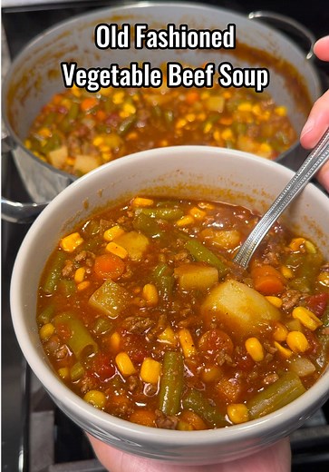 Delicious Old Fashioned Vegetable Beef Soup Recipe