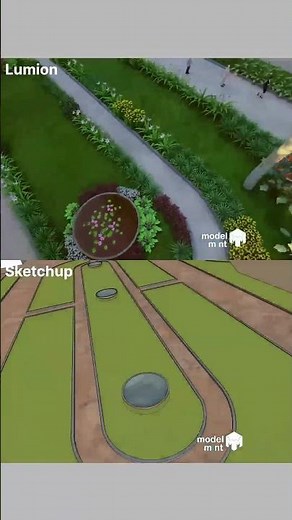 sketchup and lumion render