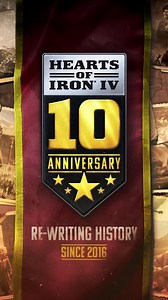 Happy 10th Birthday to HOI4!🎉 Read the Anniversary Update here👉 https://pdxint.at/4xdhVao Anniversary Website👉 https://pdxint.at/3PG3CdB #hoi4 #heartsofironiv #grandstrategy