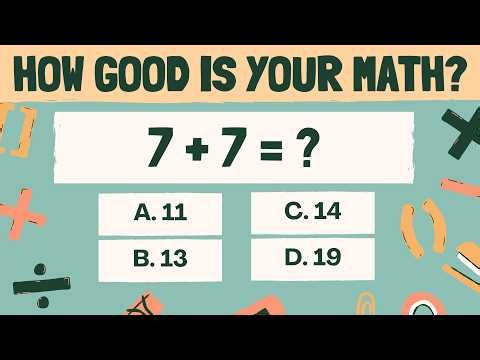 Can you pass this 1st Grade Math Quiz for kids? | 2.16.2026