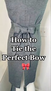 I wish I knew this sooner! How to tie that perfect looking bow for dresses, blouses and even home decor! #howtotieAbow #fashionhacks #julietsfinds #reseller #thrifted | Juliet’s Finds