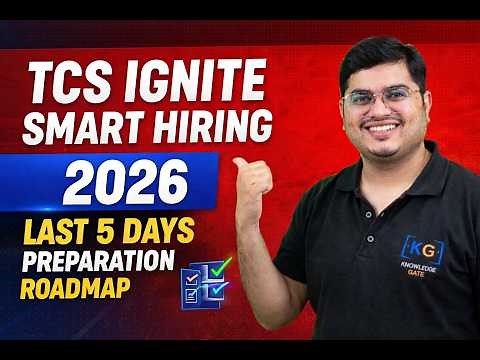 TCS Ignite & Smart Hiring 2026: Full Preparation Roadmap | Syllabus, Salary & Most Important Topics