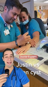Also known as a bible bump #ganglioncyst #biblebump #cystpop #cystpopping | Doctor Myro
