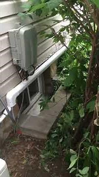 Fujitsu three zone ductless mini split system installation