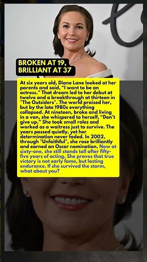 Diane Lane: From Van to Oscar Glory