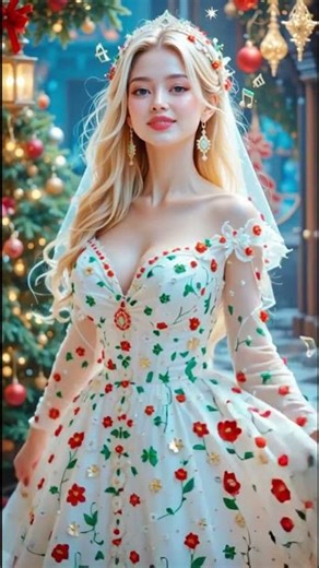 Enchanted Christmas Bride: A Magical Floral Fairytale Unveiled
