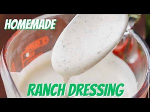 Easy Homemade Ranch Dressing | Hidden Valley | Ranch Dressing Recipe | Homemade Ranch Recipe |