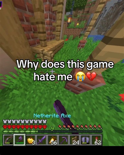 Minecraft Lightning Strike Disaster: My House on Fire