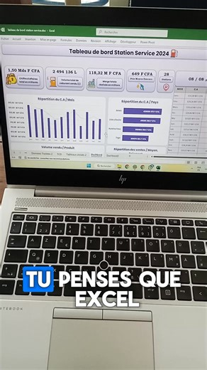 🔥 Imagine pouvoir créer en quelques clics des tableaux de bord professionnels, dynamiques et automatiques sur Excel. Dans cette formation complète sur Excel, Google Sheets et l’intelligence artificielle, je te montre comment : 💼 Transformer des données brutes en dashboards clairs et visuels ⚙️ Automatiser tes calculs et rapports sans coder 📊 Concevoir des graphiques interactifs qui impressionnent tes clients, ton patron ou tes profs Ces tableaux que tu vois dans la vidéo ont été créés de A à 
