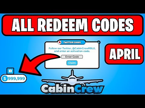 CABIN CREW SIMULATOR ALL WORKING CODES FOR APRIL 2025 ROBLOX
