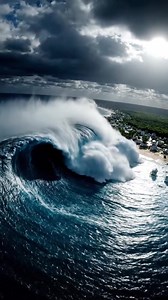 🌧️ Drone POV Apocalypse A sky-high drone captures the giant tsunami approaching North Carolina. Waves dwarf buildings, forests, and cars, the storm clouds reflect on the turbulent water. Could humanity survive this? 🌊🏙️ #AIart #HyperRealism #Tsunami #NorthCarolina #CinematicArt #StormyWeather #DigitalArt #EpicScale #OceanDisaster #ExtremeDetail #8KResolution #Photorealistic #FisheyeView #VisualStorytelling #DisasterScene #ApocalypticArt #EarthImpact #AIImagery #Cityscape #NaturePower | Earth 