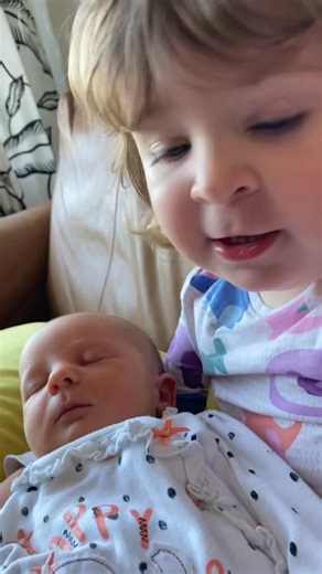 PRINCESS!! Now we know where Boo gets her facial expressions from ❤️ Also, Boo actually looks like a little doll here, just a few days old ❤️ #baby #family #fypシ゚viral #sisters #cute #babysister #newbornbaby #newsister #newborn #wholesome #babies #newsibling #fyp | Mummyandbooo