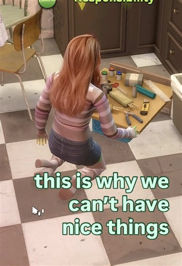 god forbid i look away for one second!! #sims4 #sims4cc #sims4mods #sims4story #simstok