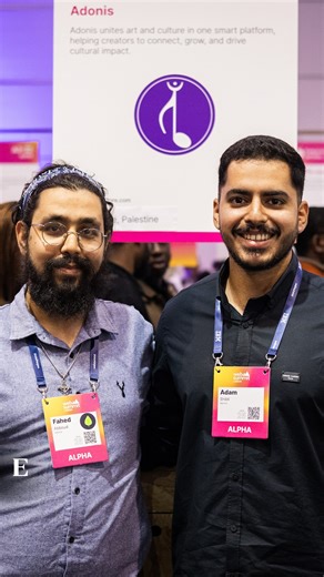 Expresso on Instagram: "🇵🇸 “Quando estás focado em sobreviver, em encontrar comida e abrigo para os teus filhos, não encontras tempo para criar e amar”. Fahed e Adam são os criadores da ‘Adonis’, a única startup palestiniana que esteve presente na Web Summit. Estiveram em Lisboa para dizer que há uma Palestina para lá da guerra, com cultura e criatividade. Leia mais no site do @jornalexpresso, através do link na bio. #adonis #palestina #cultura #arte #aplicação #tecnologia #websummitlisboa #we
