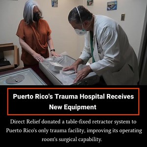 47 reactions | Puerto Rico's Trauma Hospital is the only trauma facility on the Island. Direct Relief has donated a table-fixed surgical retractor system to the hospital which will allow providers greater visibility when operating and will increase exposure and the capability to perform complex surgical procedures. | Direct Relief | Facebook