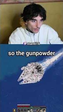 I Built the Millennium Falcon in Minecraft Hardcore #minecraft #starwars