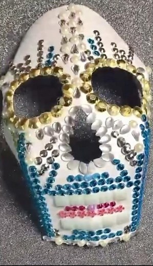 Fabrique Ton Masque de Squelette 💀 DIY TUTO Bricolage Déguisement Halloween facile 🎃La Catrina