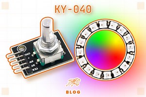 Control de Leds mediante Módulo Sensor Encoder KY-040