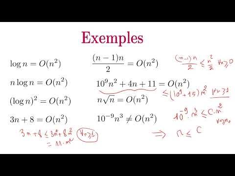 Les notations asymptotiques [Big O]