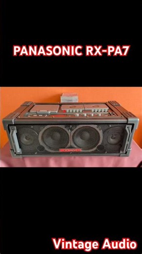 1997 Bass Monster! The wild wooden Panasonic RX-PA7 🔊 #workshop #vintageaudio #panasonicrx_p7